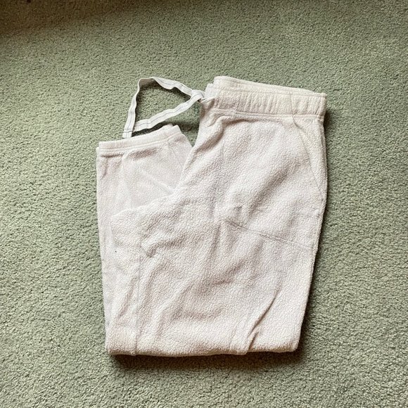 Aerie Cozy Good Vibes Jogger Sweatpants Off-White - Size L - Picture 1 of 7